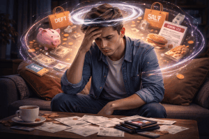 الفقر الذهني: كيف تؤثر طريقة تفكيرك بالمال على مستقبلك المالي؟