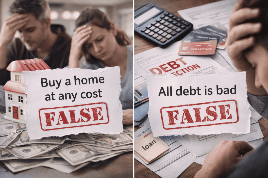 نصائح مالية شعبية… لكنها خاطئة